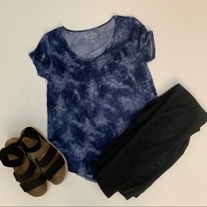 Hollister Blue Tie-Dye T-Shirt